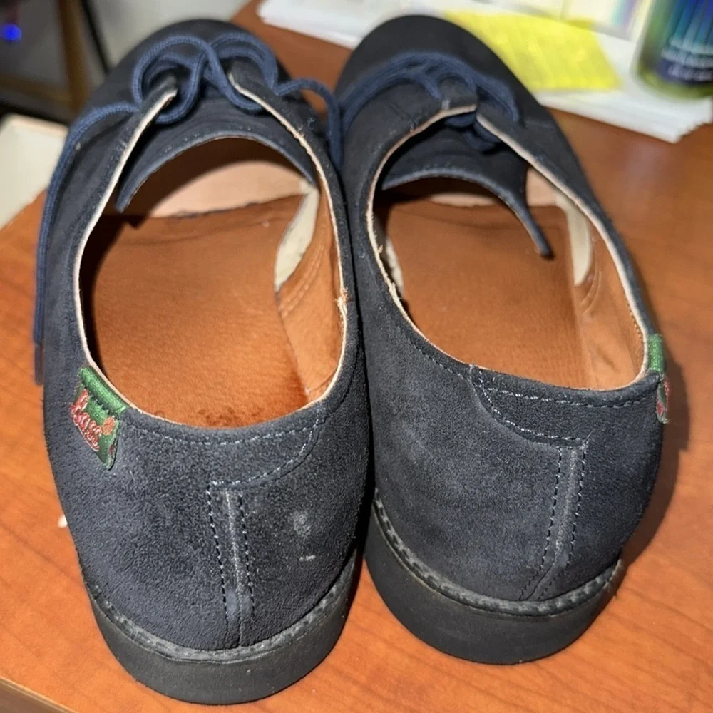 BASS Men's Bass  Gray Suede Leather Shoes -  Size 9.5 Color Navy Buc